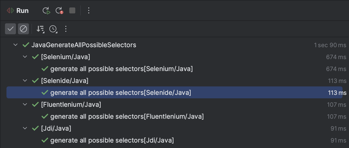 Unit test frameworks