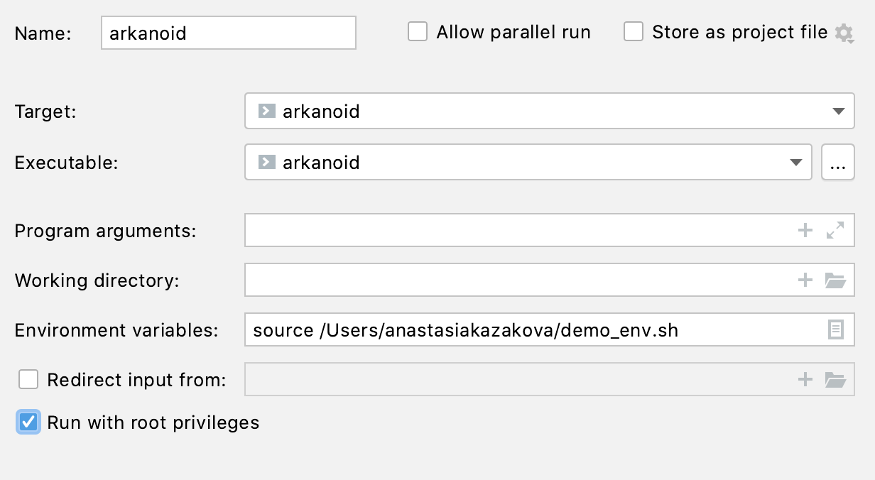 Debuggen als Root