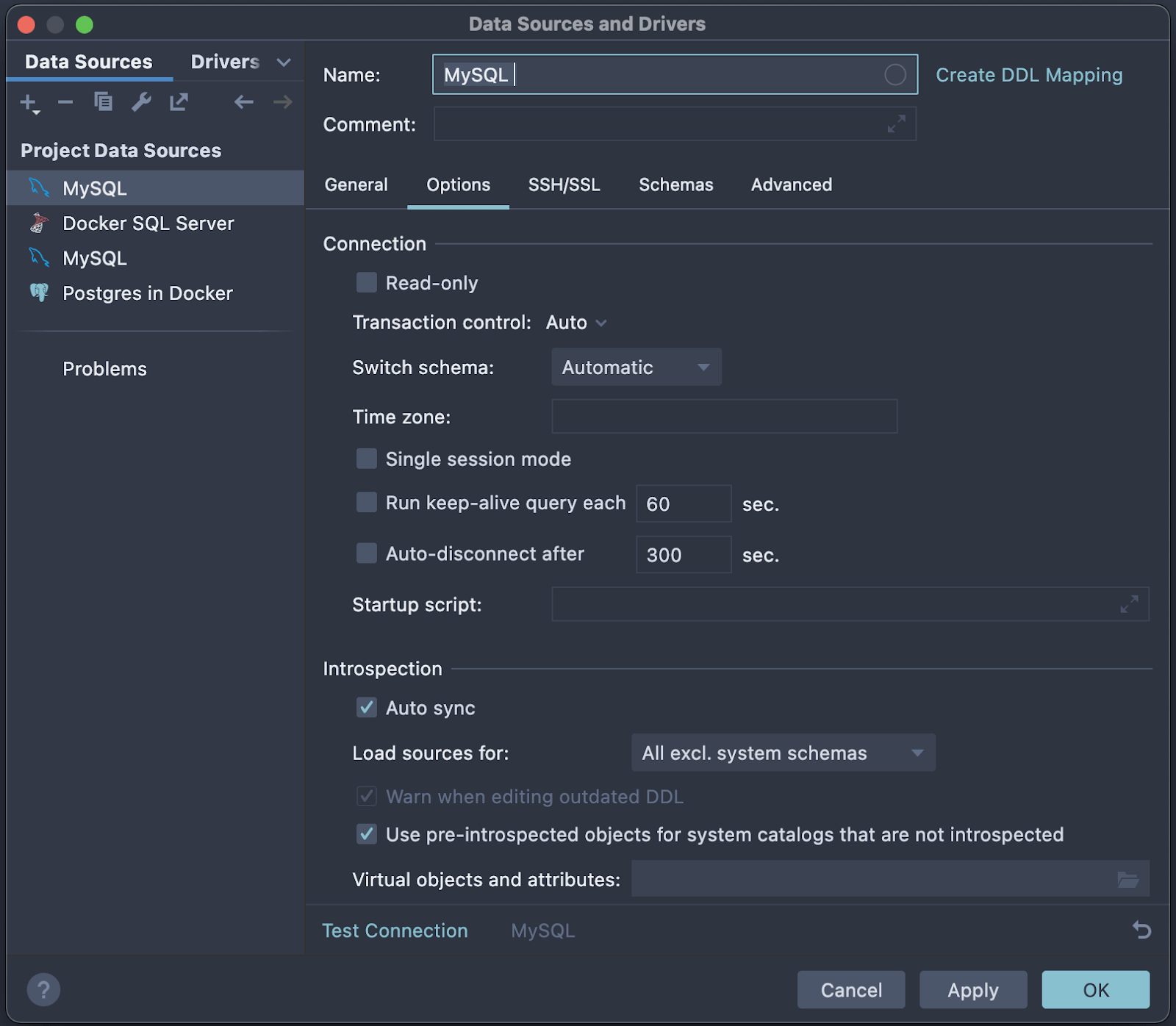 Conectar a la base de datos