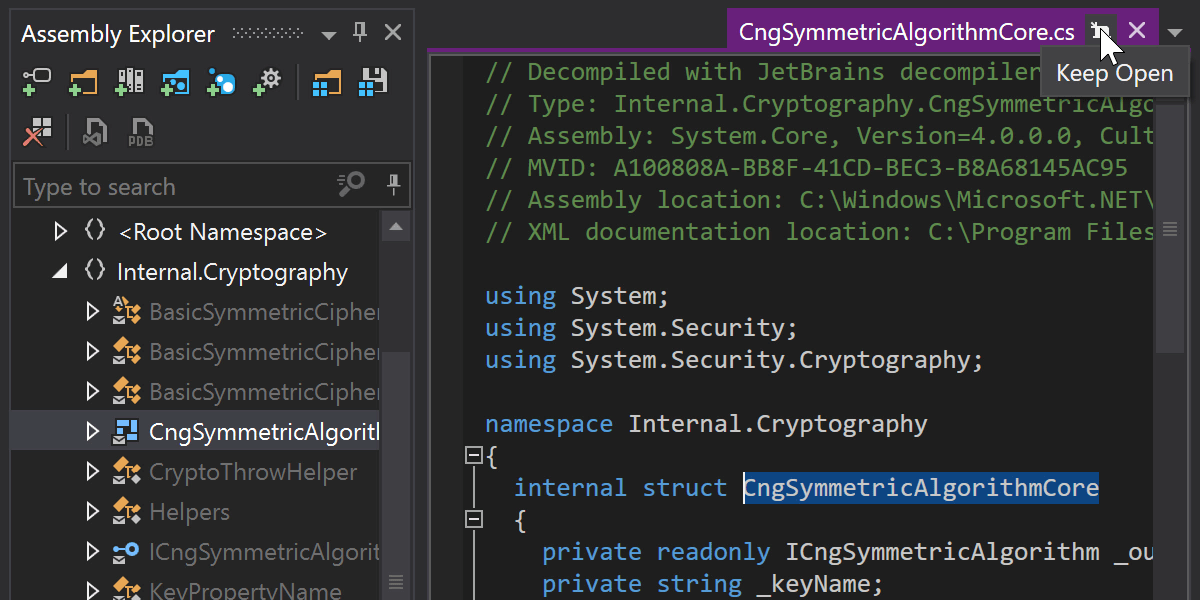 dotPeek: Free .NET Decompiler & Assembly Browser by JetBrains