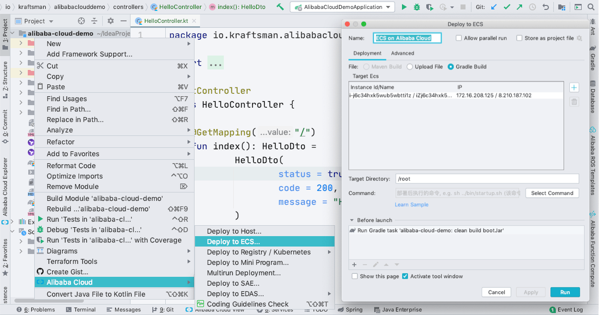 Deploy applications to VMs, containers, or serverless