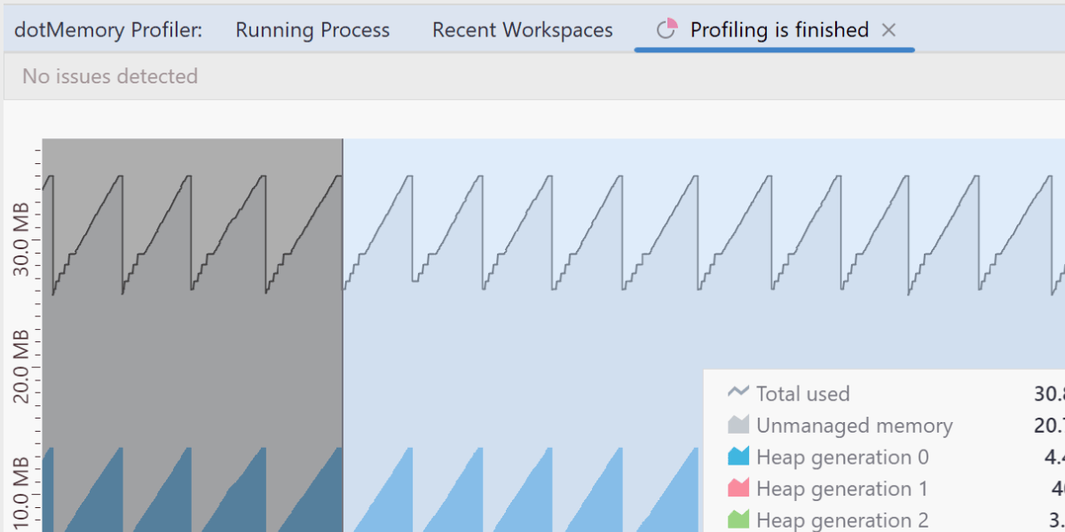 JetBrains Rider の dotMemory