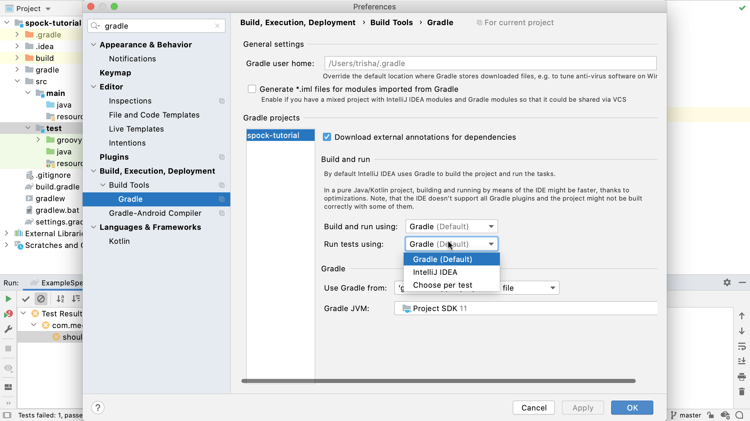 Configure Runner