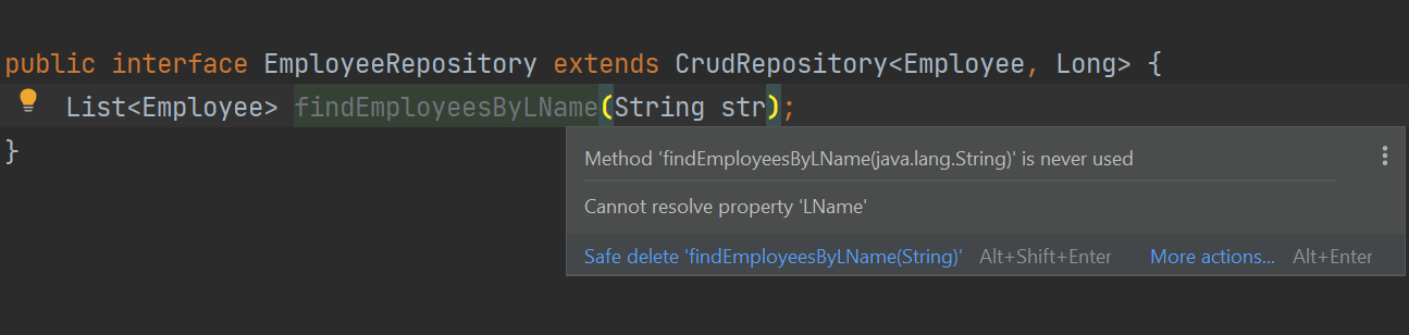 Method Signature Validation