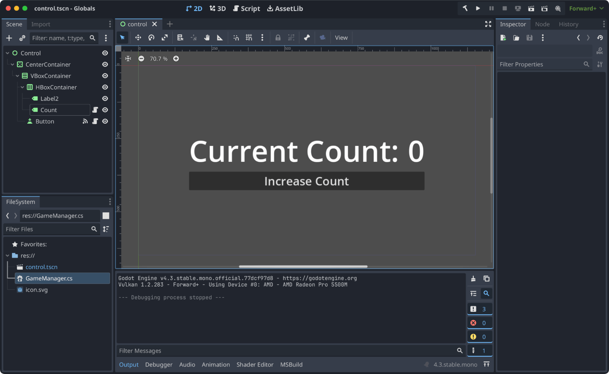 godot engine editor