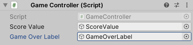 Reference UI label in script