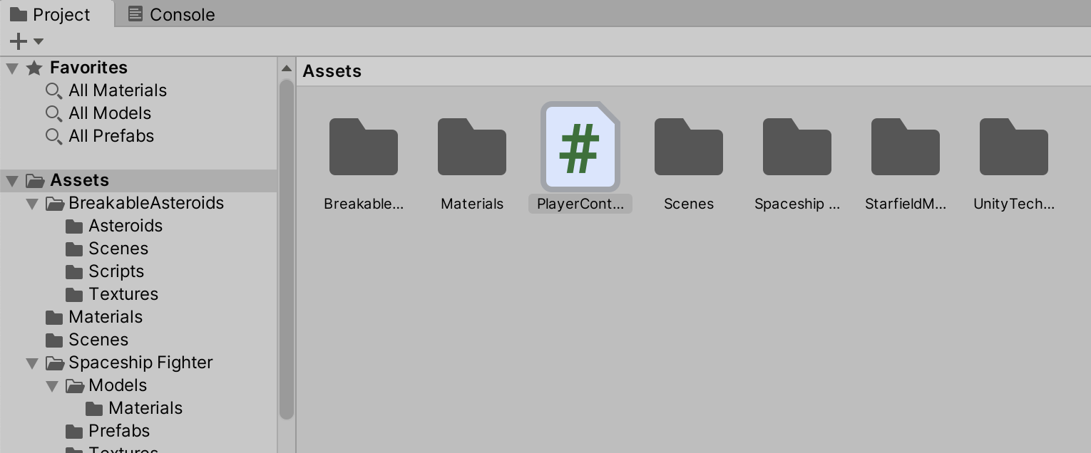 Add new script in Unity Editor