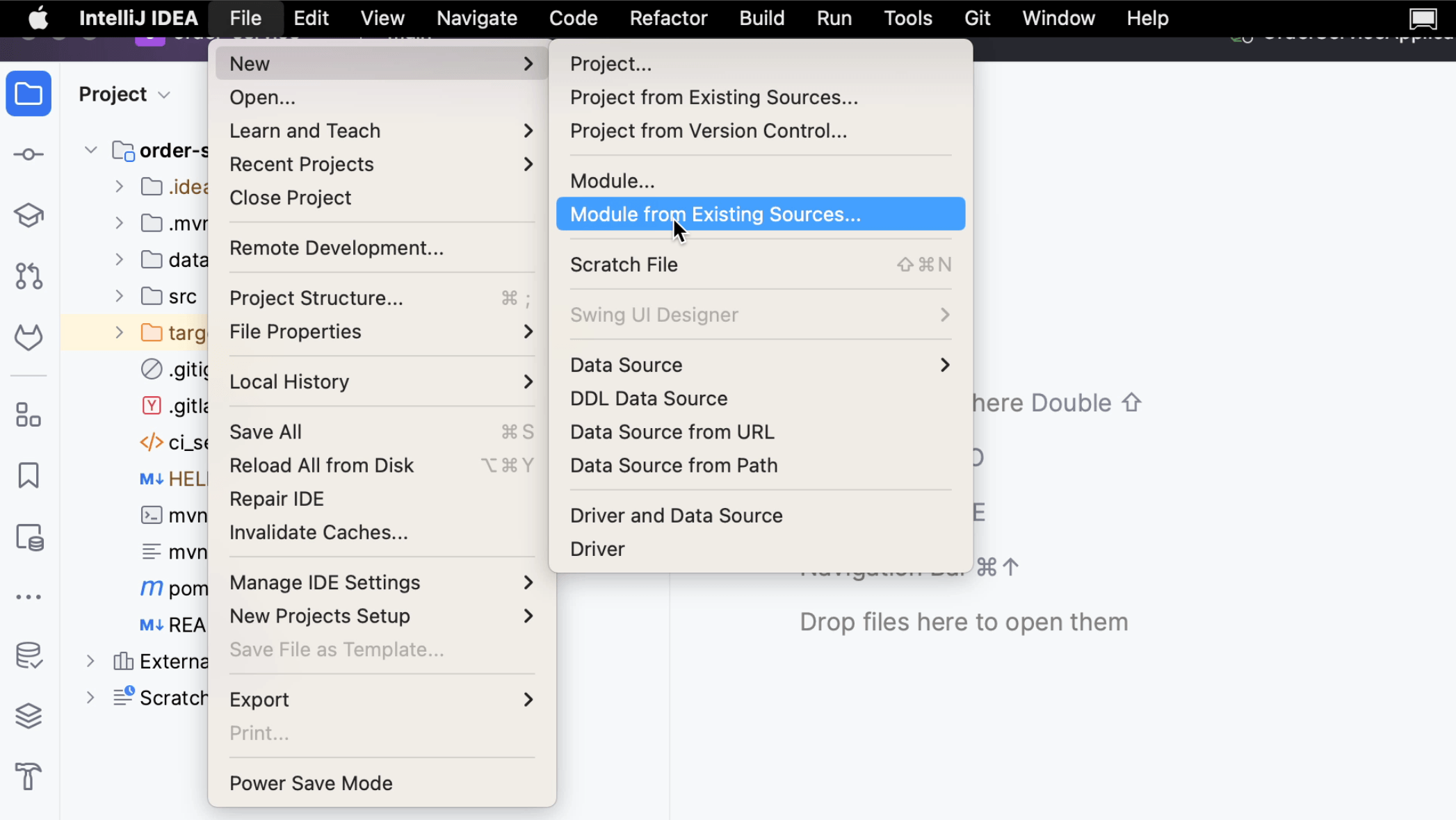 Module from Existing Sources