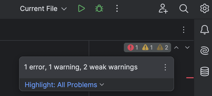 Problems Widget