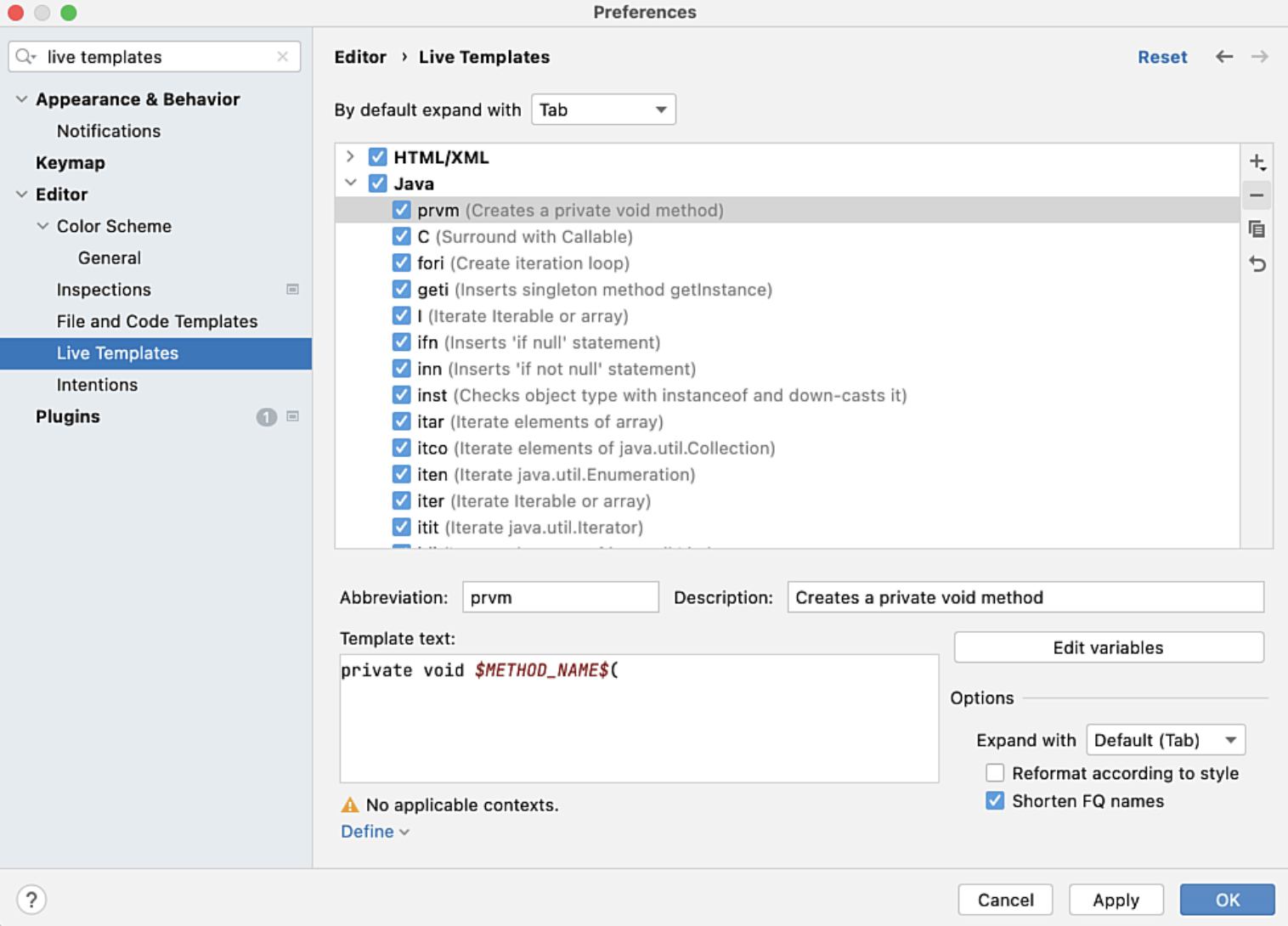 Settings and Preferences