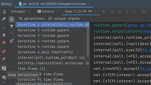 Dump Goroutines from a Running Application