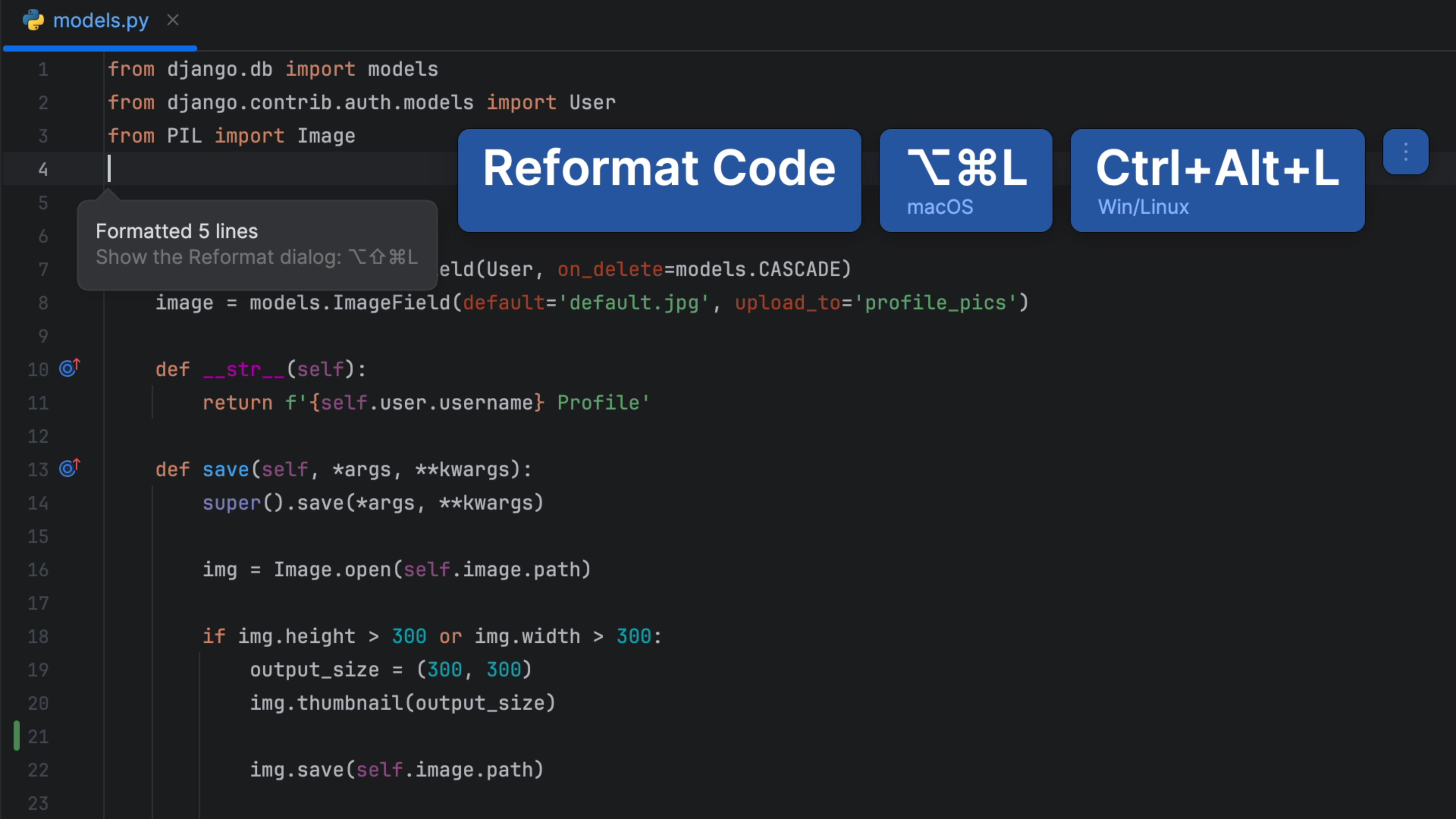 Reformat Your Code