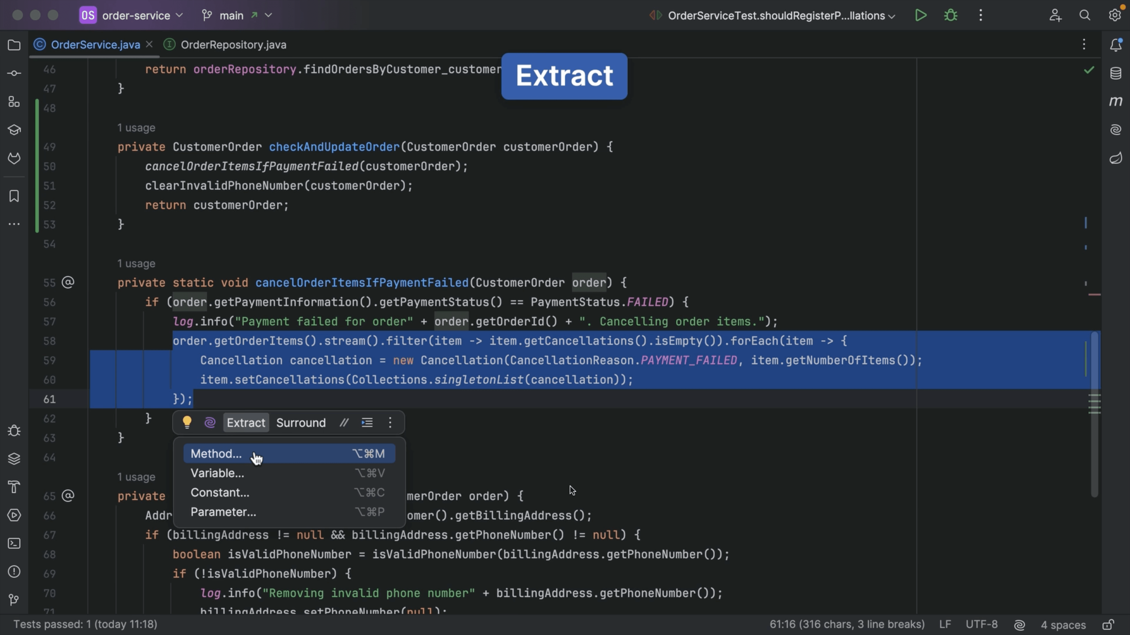 Extract Method