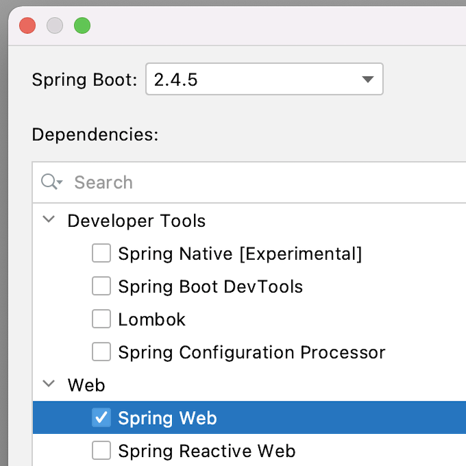 Spring boot web on sale configuration