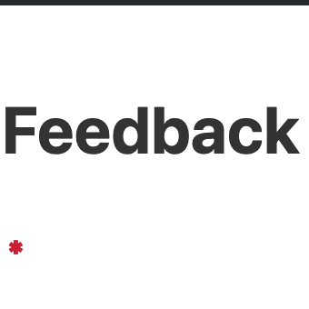 Leaving Feedback