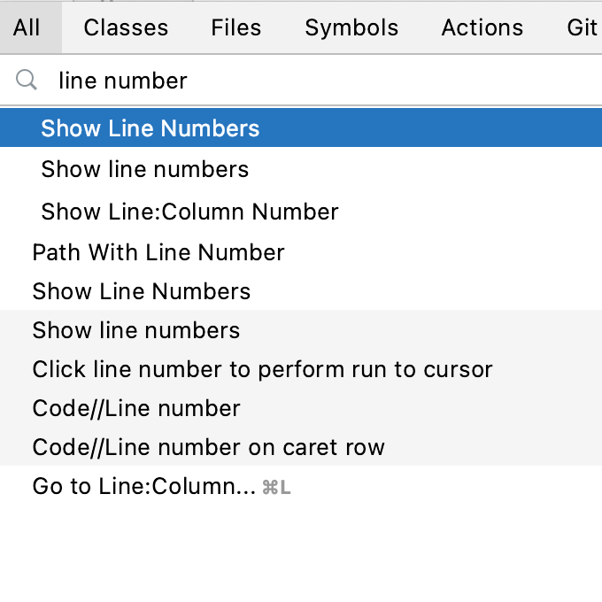 Configuring IntelliJ IDEA with Search Everywhere