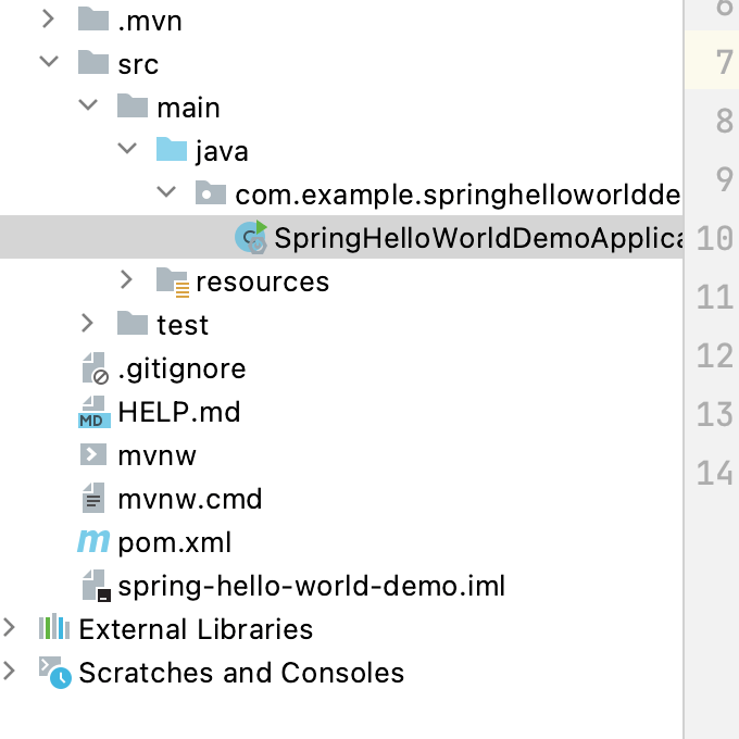 Spring hello world on sale intellij