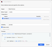 Inline method refactoring