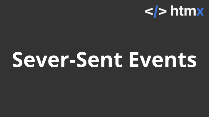 Server-sent events for realtime updates