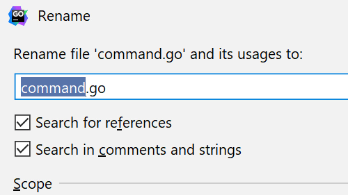 Rename a File and its References