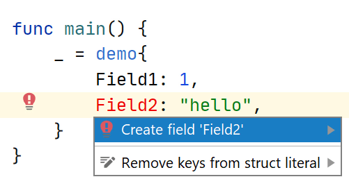 Adding Fields to a Struct