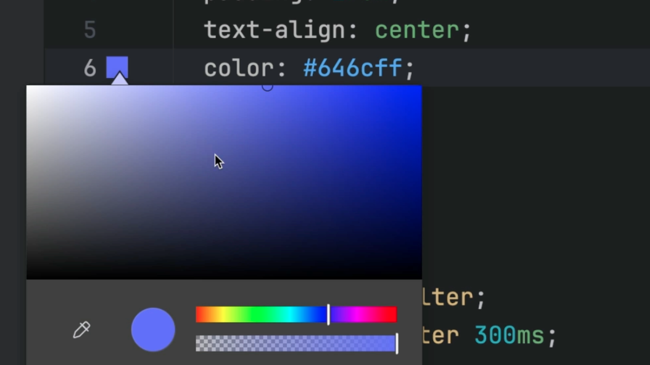 Show CSS Color Preview
