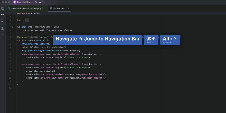 Navigation Bar - All the power!