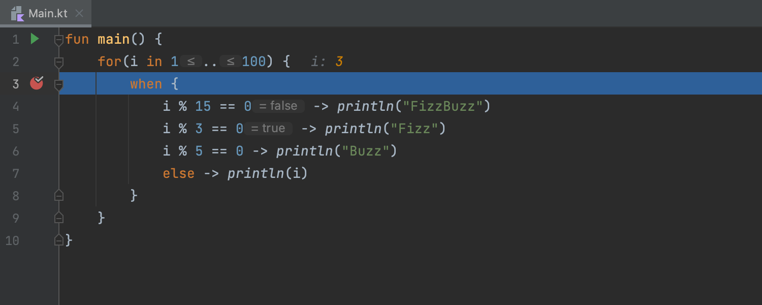 Prise en charge de l'analyse des flux de données dans le débogueur Kotlin