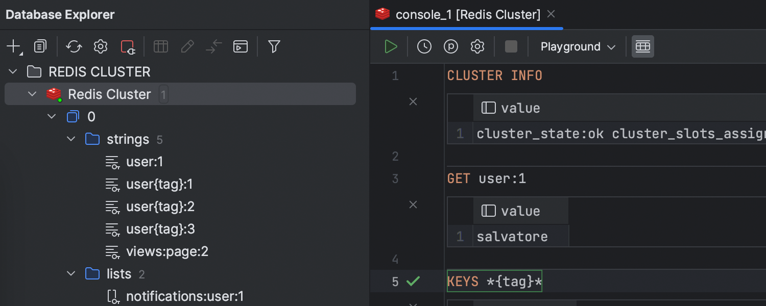 Unterstützung für Redis Cluster