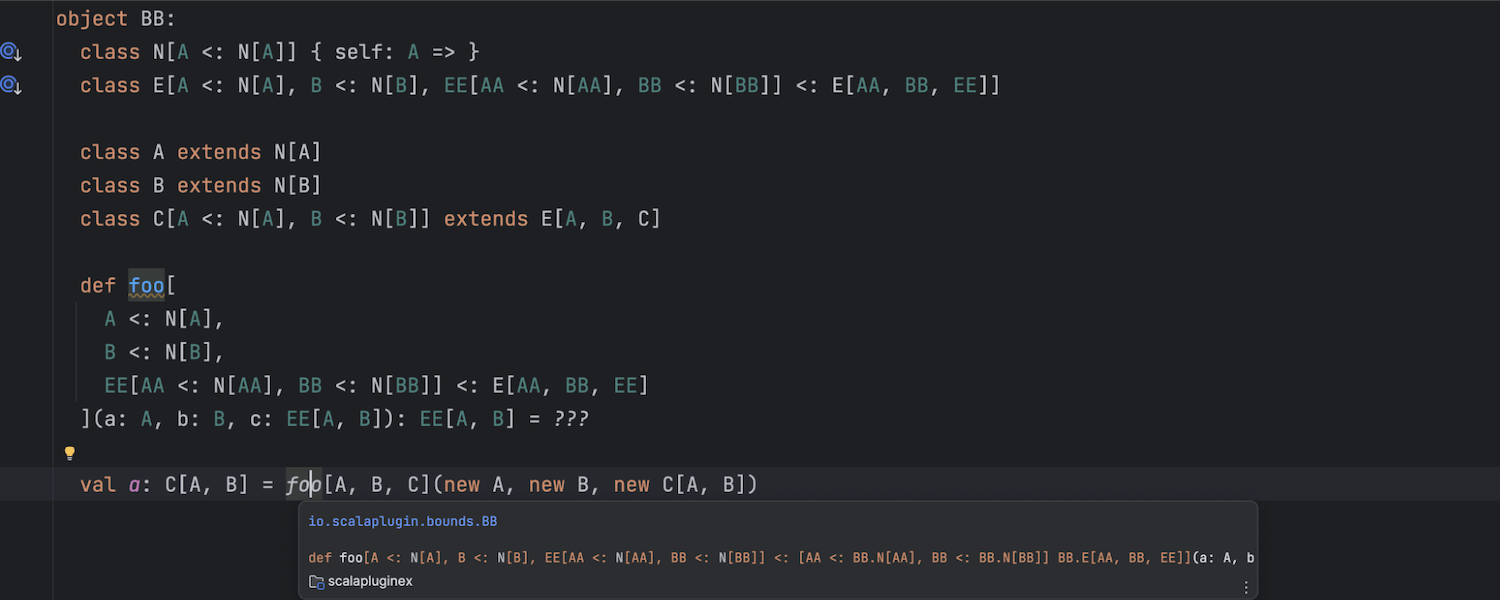 Fixed type inference errors