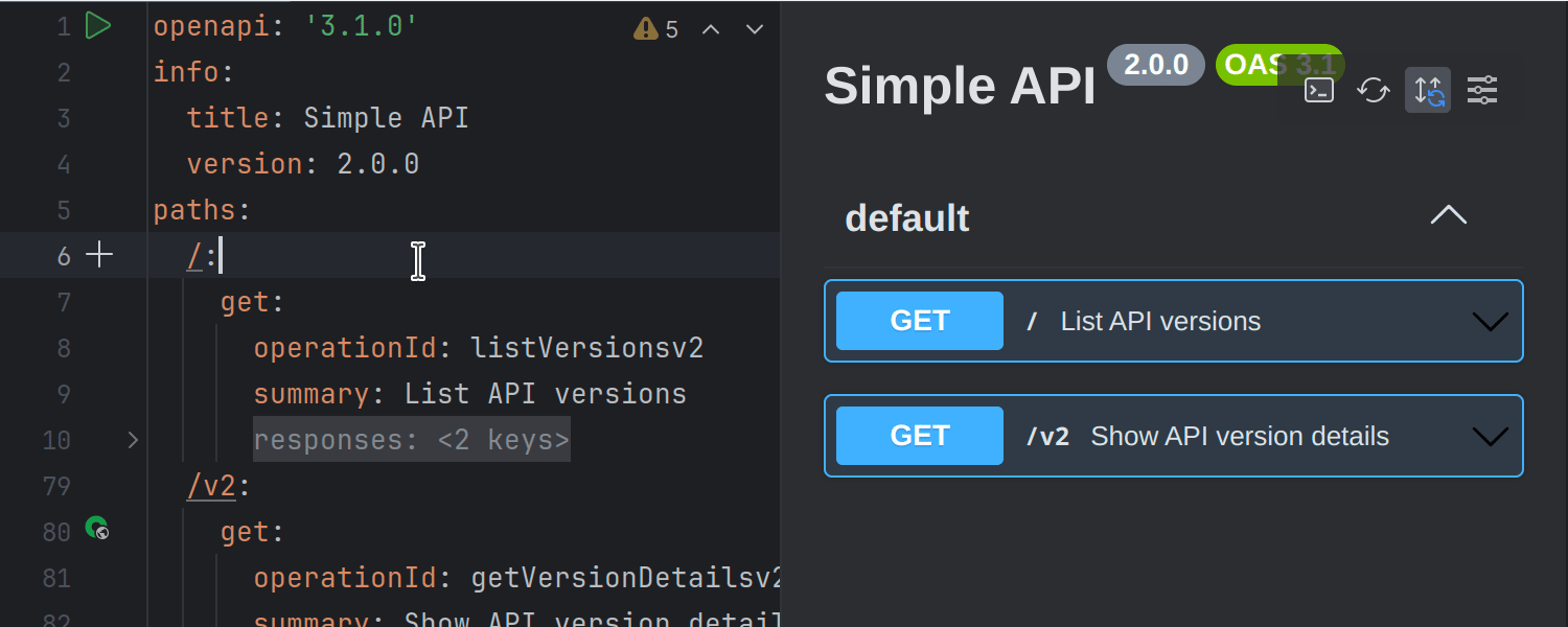 Aperçu des spécifications OpenAPI 3.1 avec Swagger UI 5.0