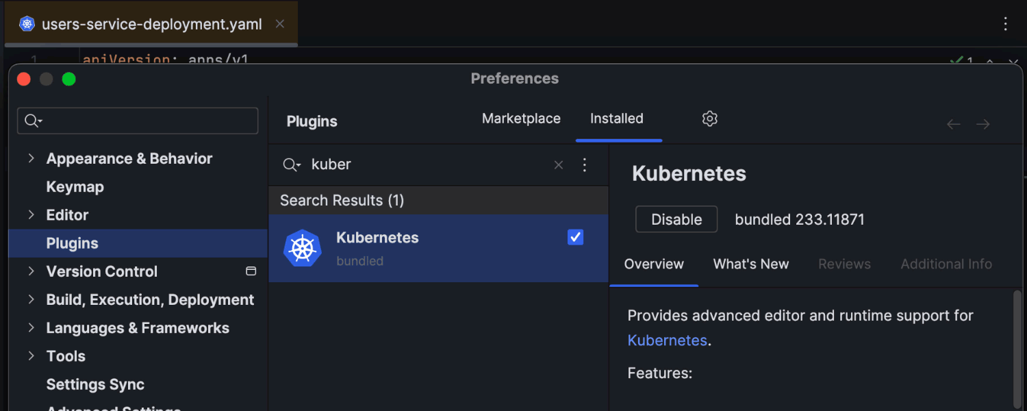 Бесшовная интеграция с Kubernetes