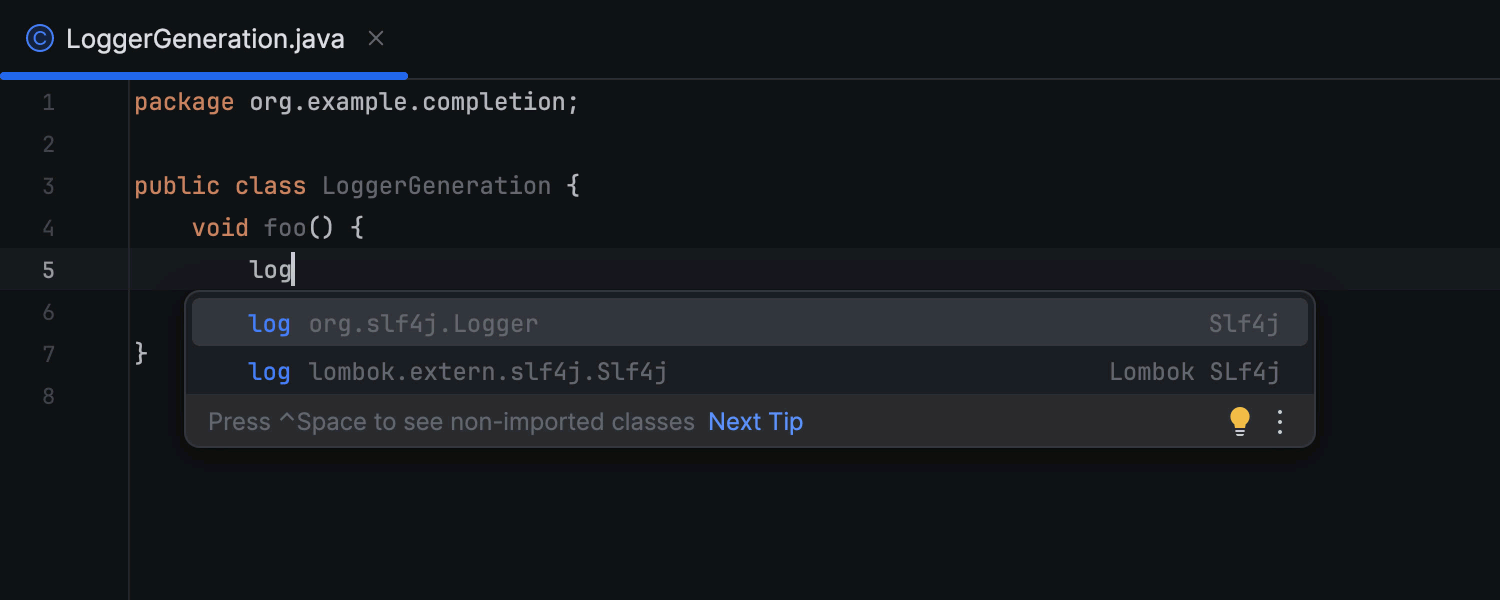 Improved logging workflow