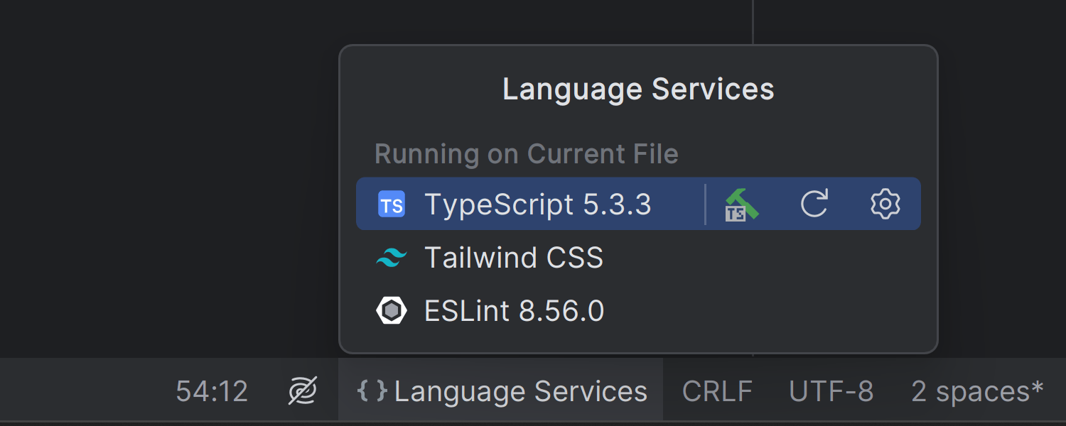 Language Services widget