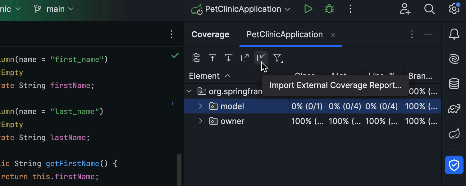 Vereinfachter Import von JaCoCo-Test-Coverage-Berichten