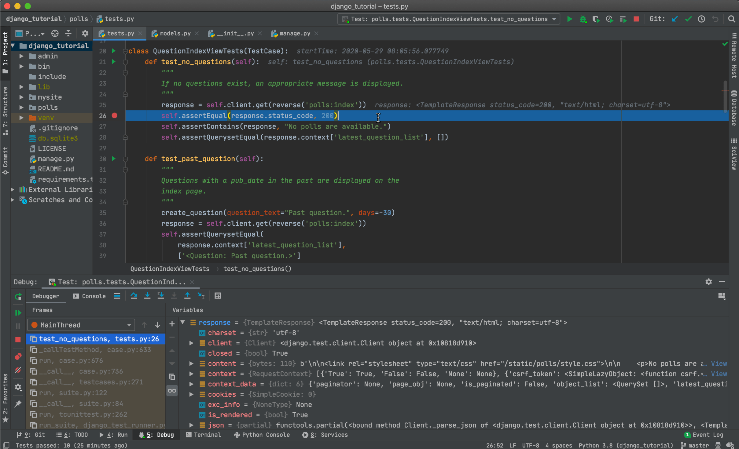 pycharm debugger