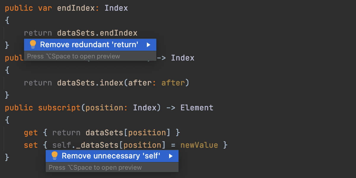 Analyse du code