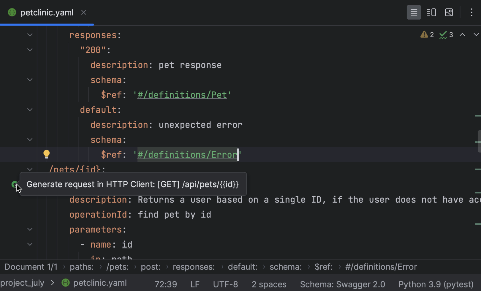 OpenAPI Specifications 플러그인 번들 제공