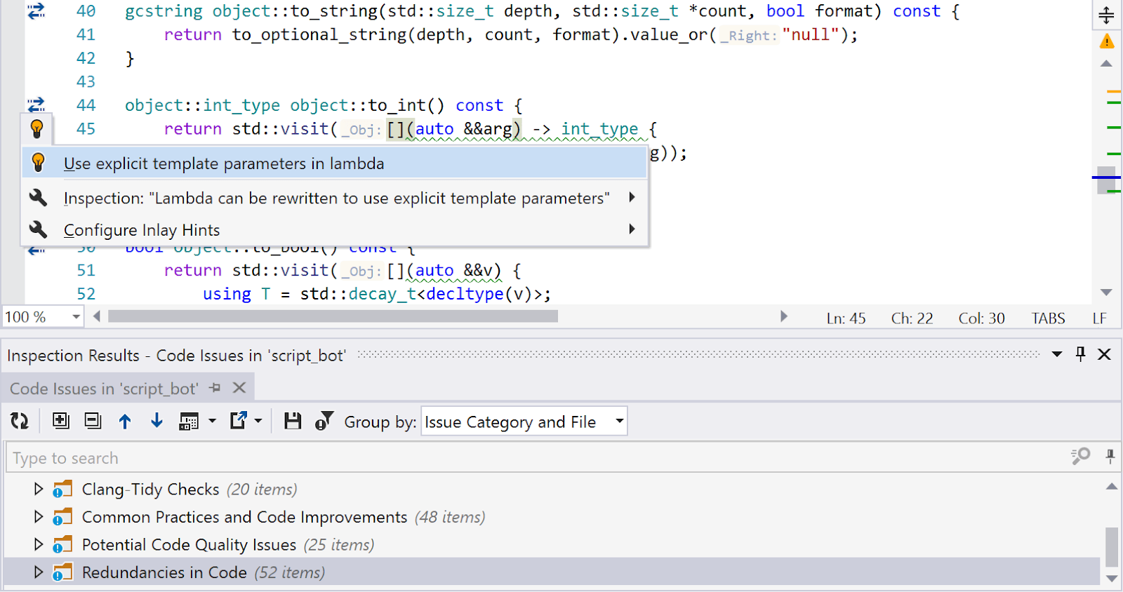 Améliorez la qualité de votre code