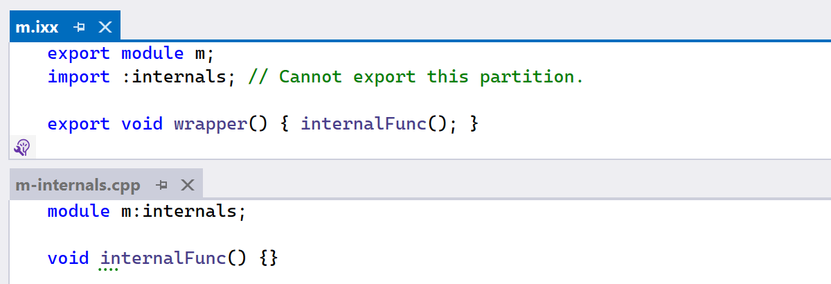C++ Support