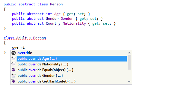 Saisie automatique de code générative dans ReSharper