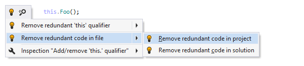 Removing redundant code in desired scope