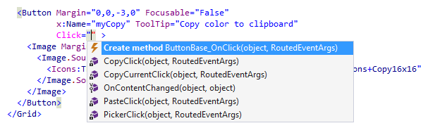 ReSharper's Smart Completion generates event handler methods