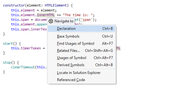 利用ReSharper从JavaScript符号导航