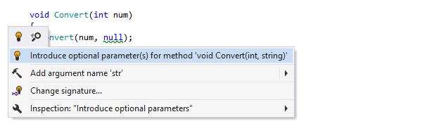 Quick-Fixes für Codeprobleme in ReSharper