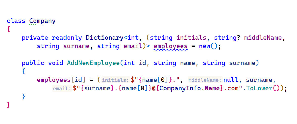 New inlay hints for improved code readability