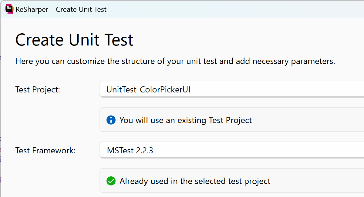 Navigation et création de tests unitaires