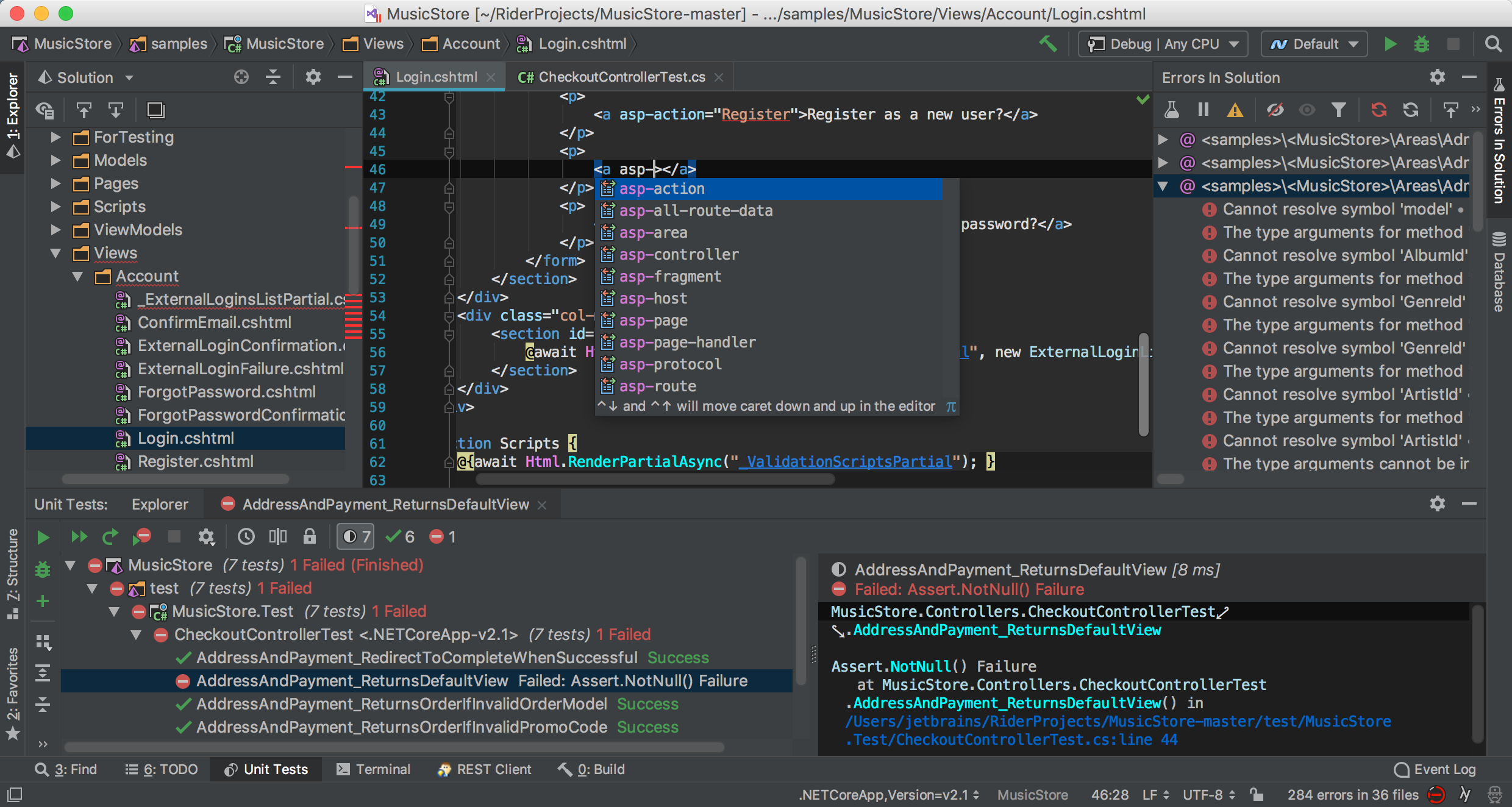 visual studio for mac vs jetbrains rider