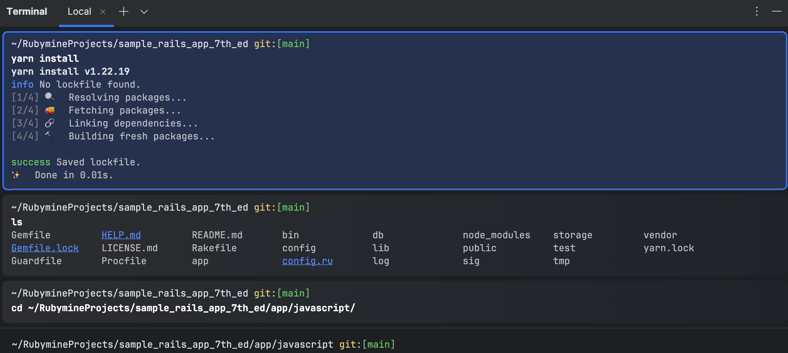 Neues Terminal