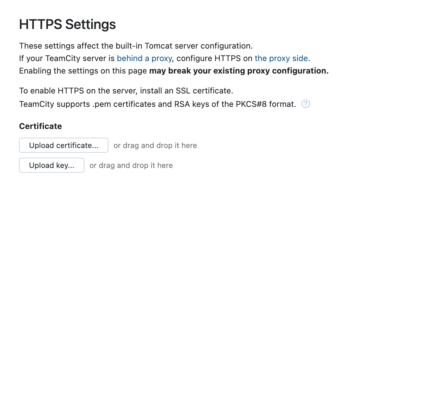 Prise en charge HTTPS intégrée